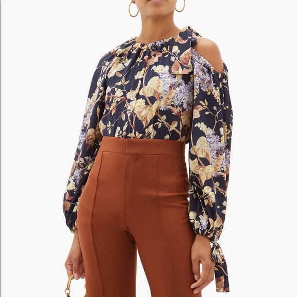 Zimmermann Tops - NWOT ZIMMERMANN Floral Print Blouse